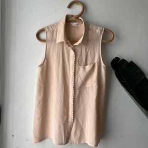 Club Monaco Silk Sleeveless Blouse - Size Small